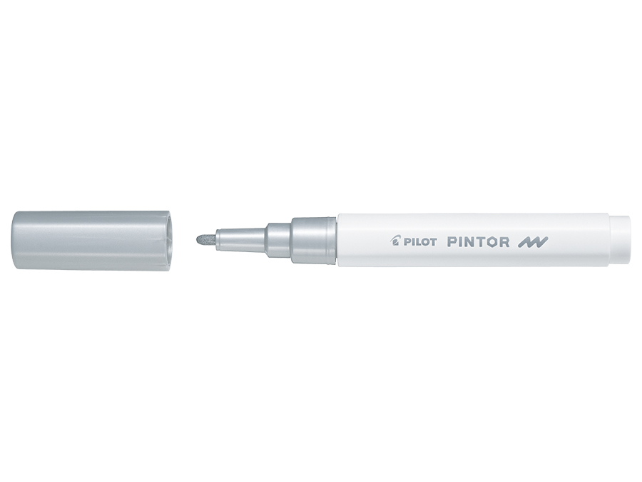 Image of Fiberpenna Pilot Pintor - Fine - Silver  (6F) 541612 4902505541612