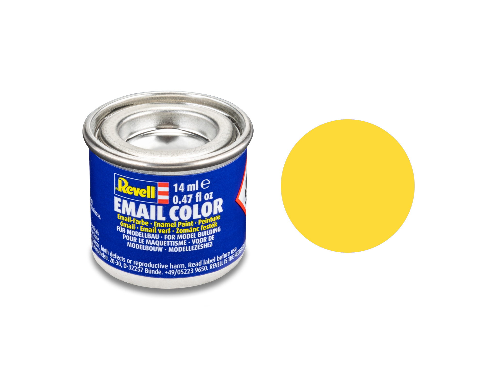 Image of Hobbyfärg Revell Enamel 14 ml. yellow, mat 632115 42022732