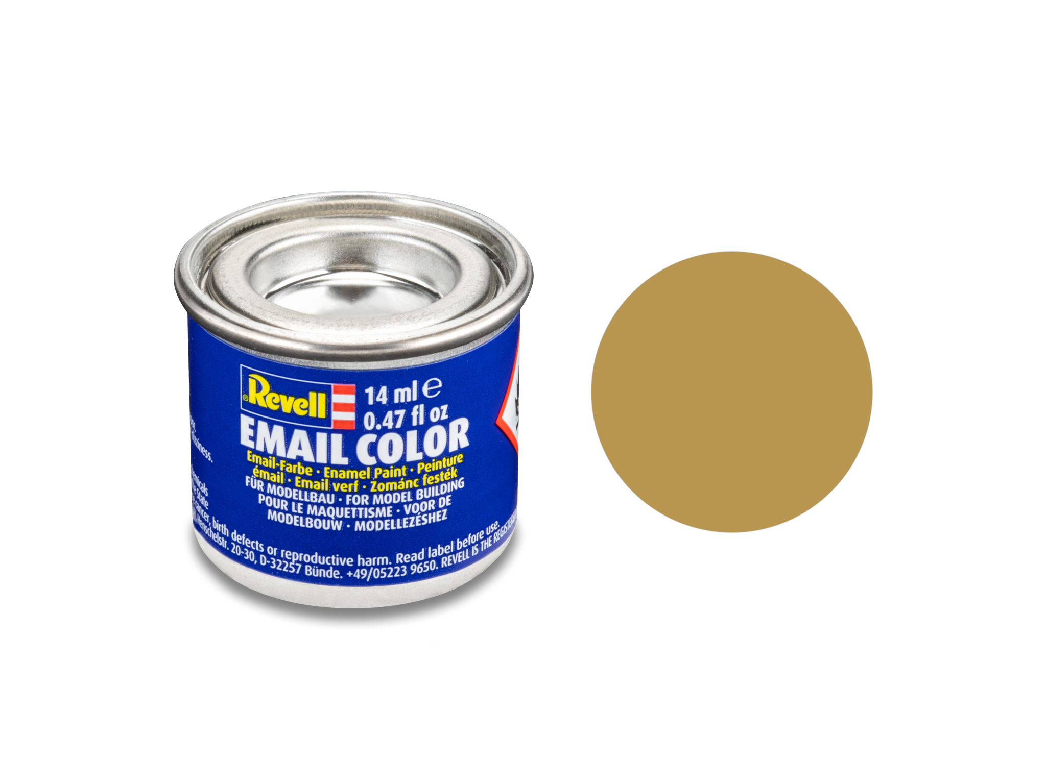 Image of Hobbyfärg Revell Enamel 14 ml. sandy yellow, mat 632116 42022749