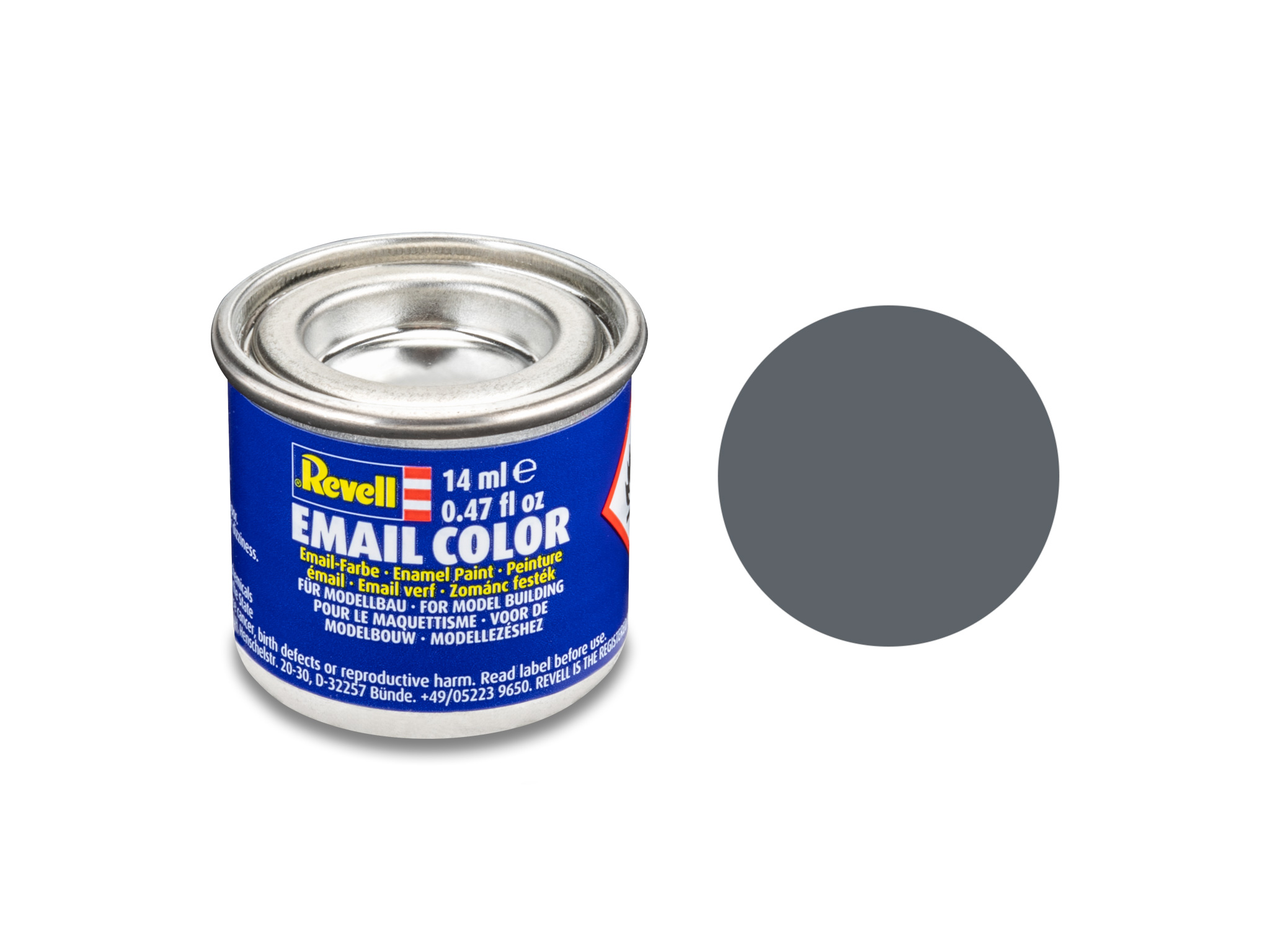 Image of Hobbyfärg Revell Enamel 14 ml. gunship-grey mat USAF 632174 42082422