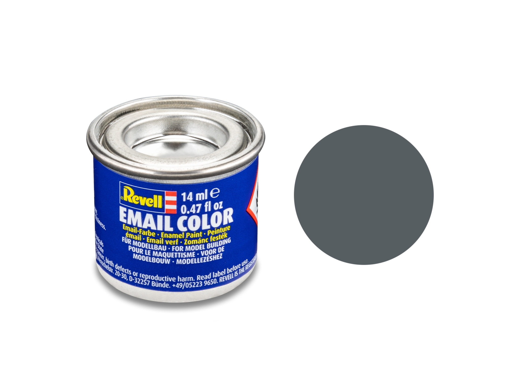 Image of Hobbyfärg Revell Enamel 14 ml. dust grey mat 632177 42023036