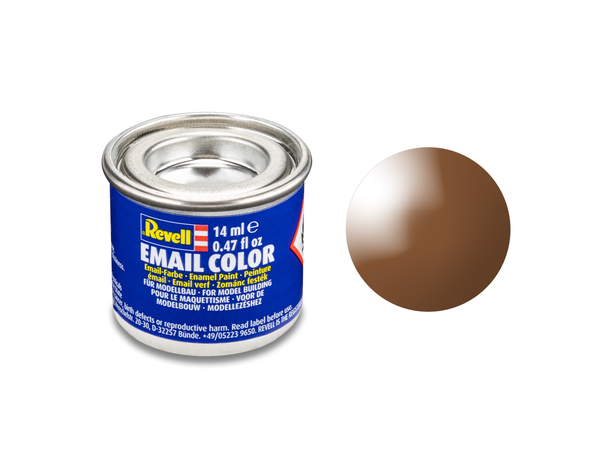Image of Hobbyfärg Revell Enamel 14 ml. mud brown gloss 632180 42023067