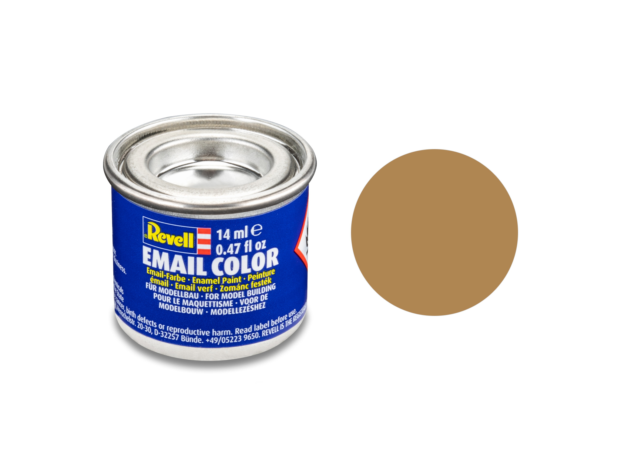 Image of Hobbyfärg Revell Enamel 14 ml. ochre brown mat 632188 42023111