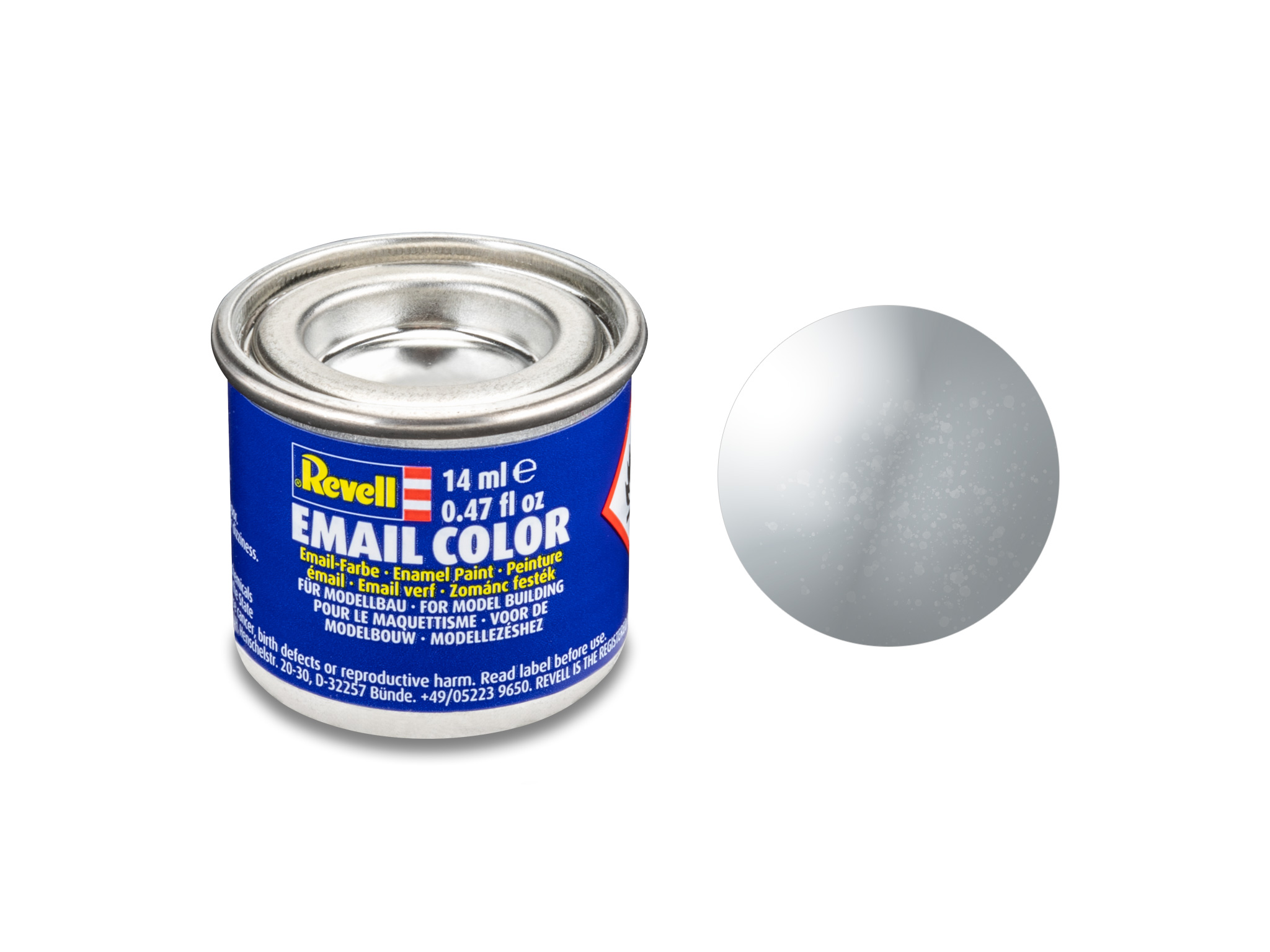 Image of Hobbyfärg Revell Enamel 14 ml. silver metallic 632190 42023135