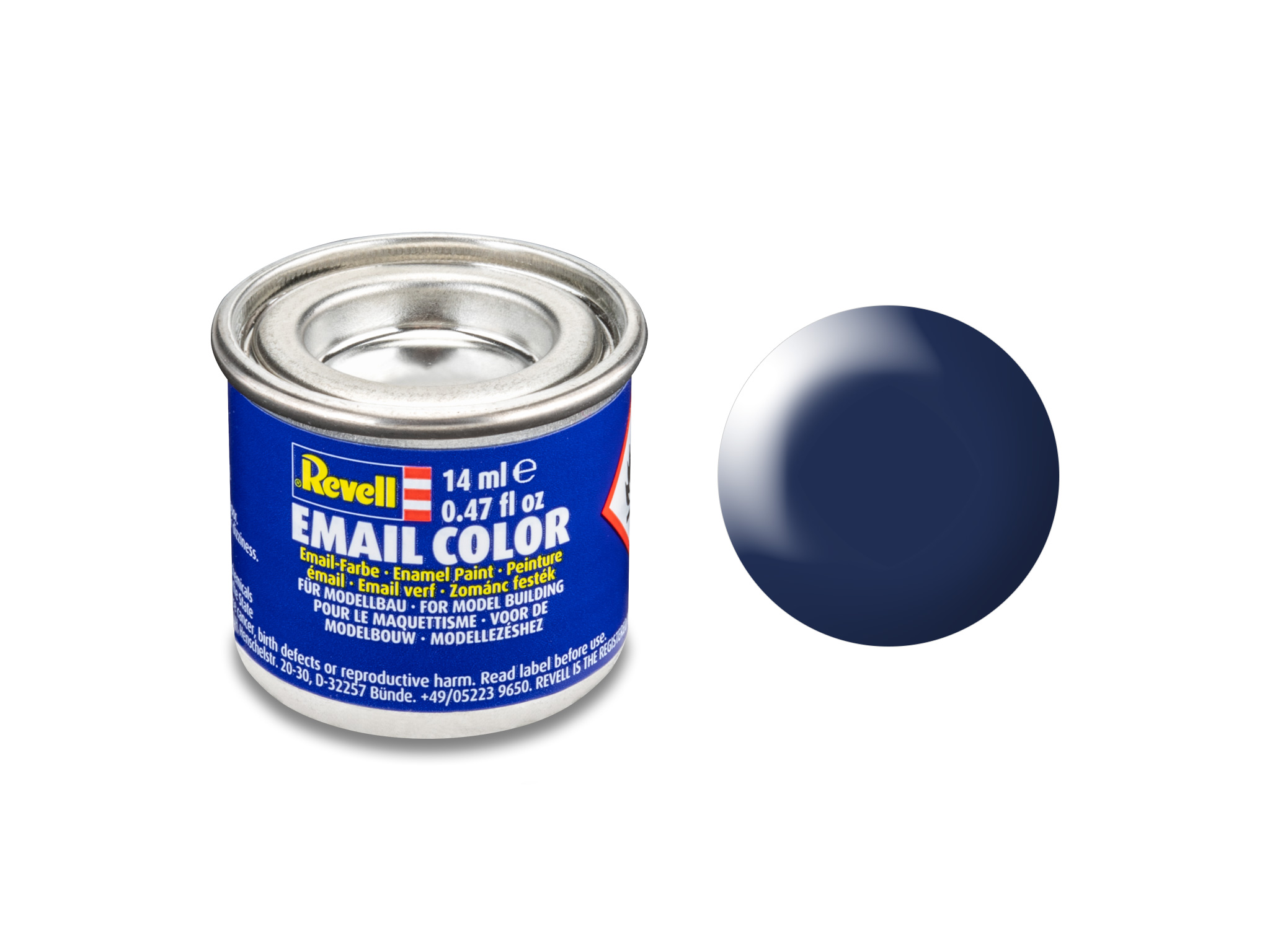Image of Hobbyfärg Revell Enamel 14 ml. dark blue silk 632350 42023326