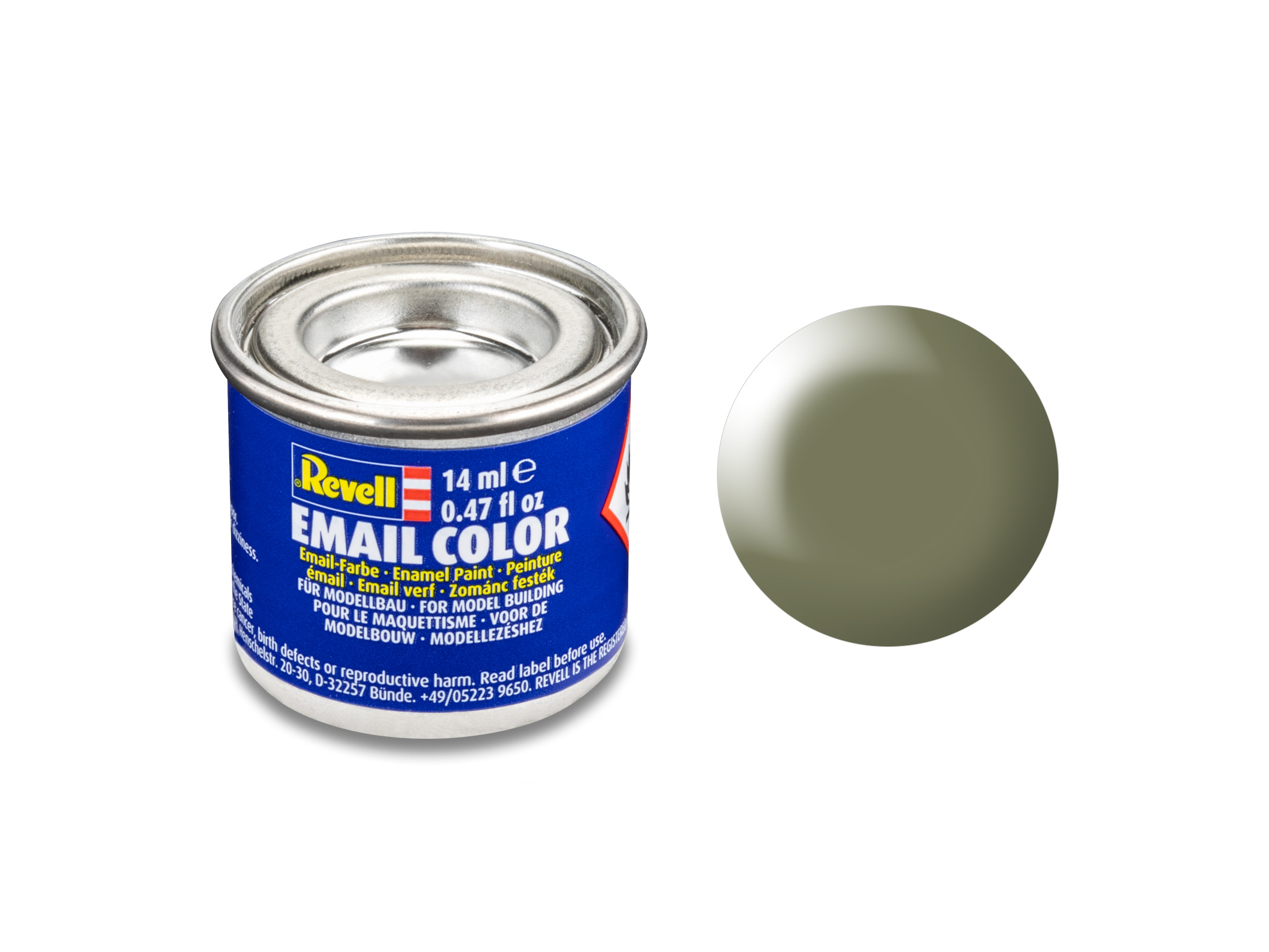 Image of Hobbyfärg Revell Enamel 14 ml. greyish green silk 632362 42023364