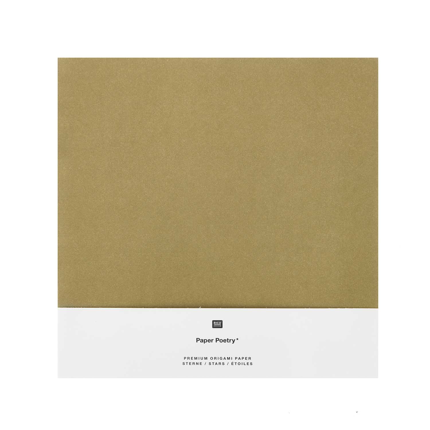 Image of Origami 15x15 cm, gold/silver  32 sheets, 75 g 300407 4051271414153