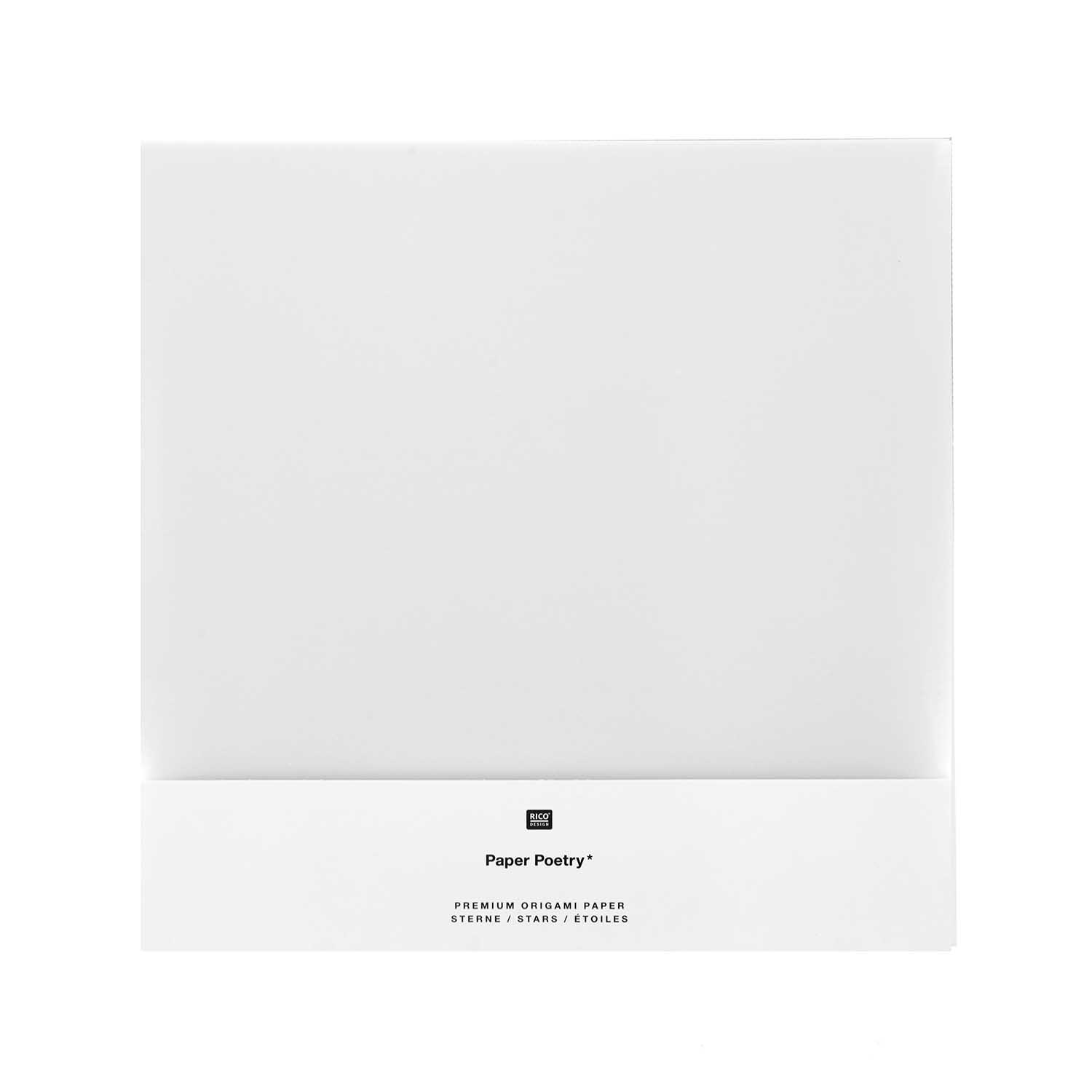 Image of Origami 15x15 cm transparent white  32 sheets, 115 g 300422 4051271414276