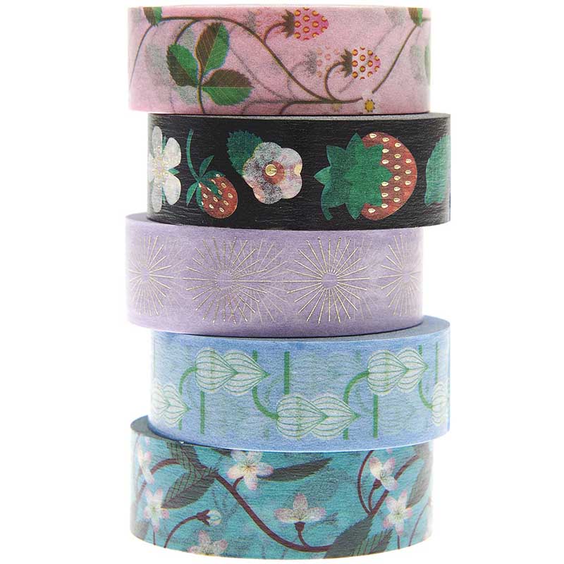 Image of Tejpset RICO Design Tape set Just Bees + Fruits + Flowers, floral FSC MIX 300609R 4051271415280