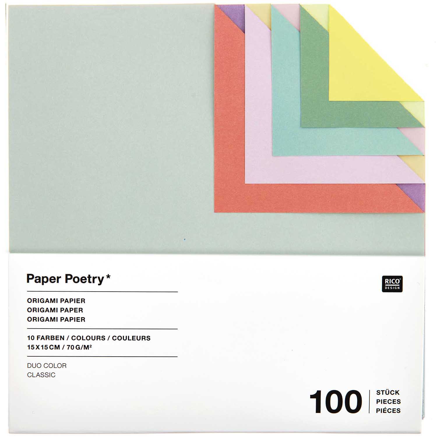 Image of Origami Duo Color, Classic , 15 x 15 cm 100-p 300894 4051271418090