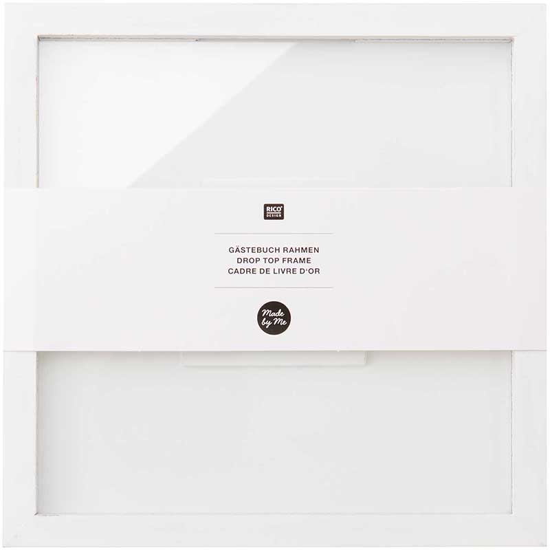 Image of Gästboksram RICO Design Drop top frame white, 20x20cm FSC 100% 500191 4065166007689