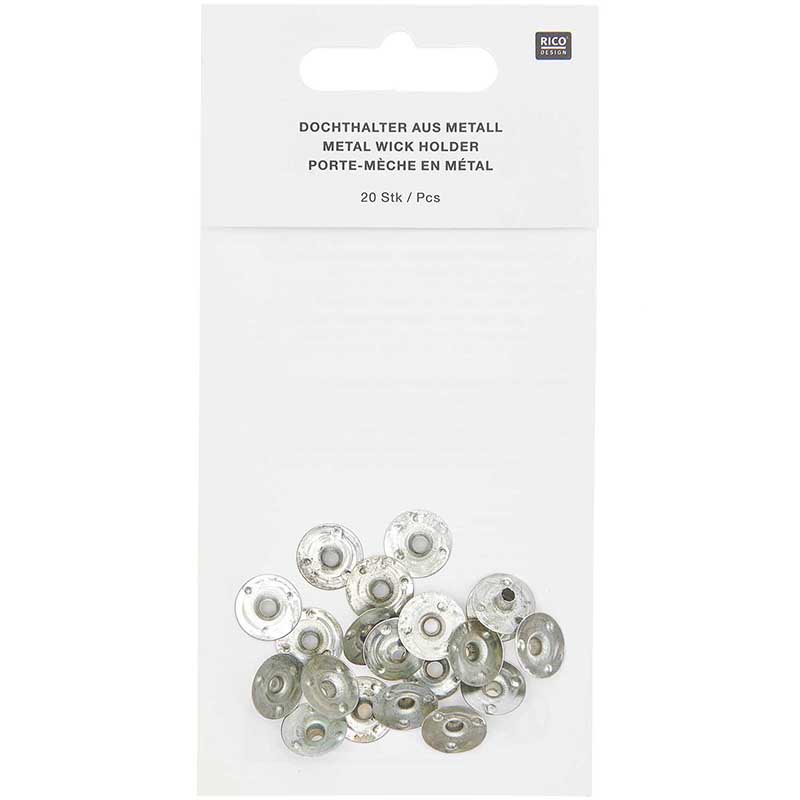 Image of Ljusvekehållare RICO Design Metal wick holder, 20 pcs 500265 4065166015387