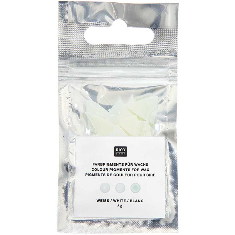 Image of Färgpigment för vax RICO Design Candle dye white, 5g 500267 4065166015400