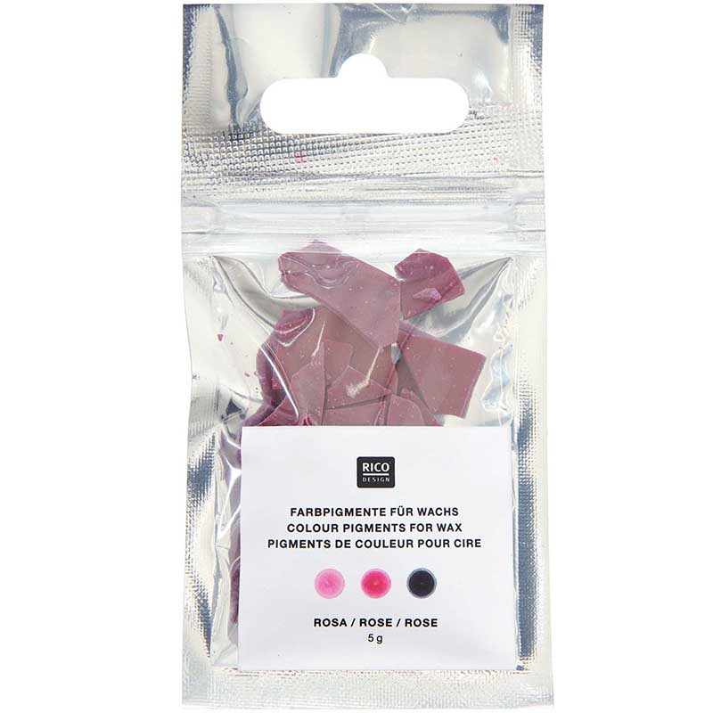 Image of Färgpigment för vax RICO Design Candle dye rose, 5g 500271 4065166015448