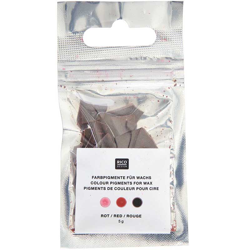 Image of Färgpigment för vax RICO Design Candle dye red, 5g 500272 4065166015455