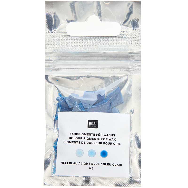 Image of Färgpigment för vax RICO Design Candle dye light blue, 5g 500277 4065166015509