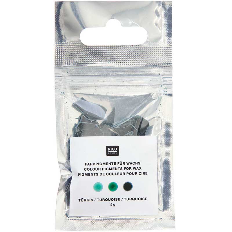 Image of Färgpigment för vax RICO Design Candle dye turquoise, 5g 500278 4065166015516