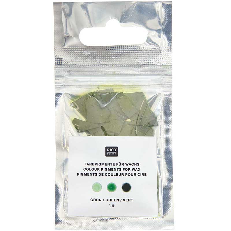 Image of Färgpigment för vax RICO Design Candle dye green, 5g 500279 4065166015523