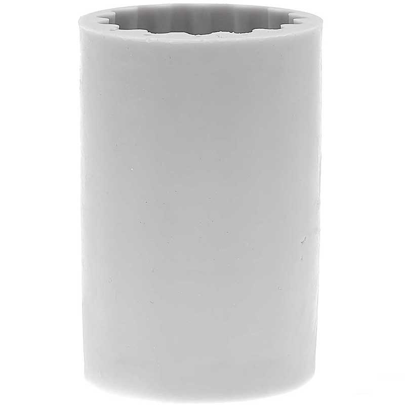 Image of Ljusstöpform RICO Design Candle mould fluted cylinder, 60x60x88mm 500286 4065166015592