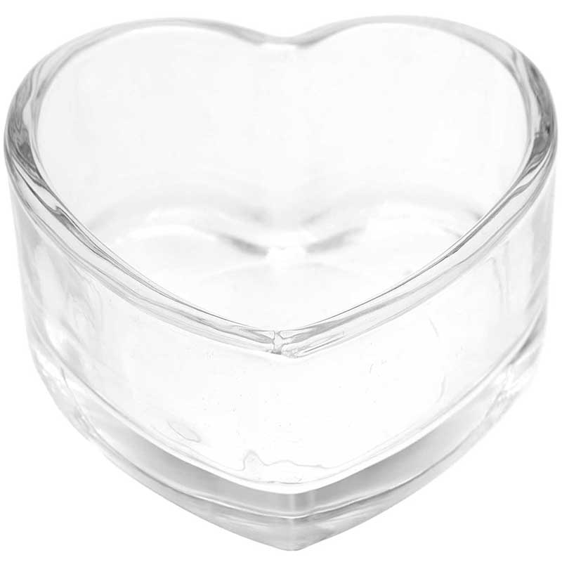 Image of Ljusglas RICO Design Candle glass heart, 7,7x7,7x3,8cm 500321 4065166019682