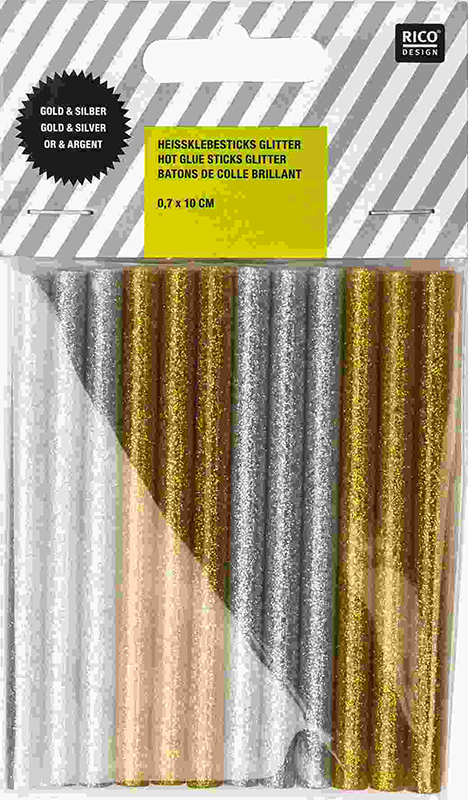 Image of Limstift RICO Design GOLD/SILVE GLITTER GLUE STICKS 86452506 4051271456825