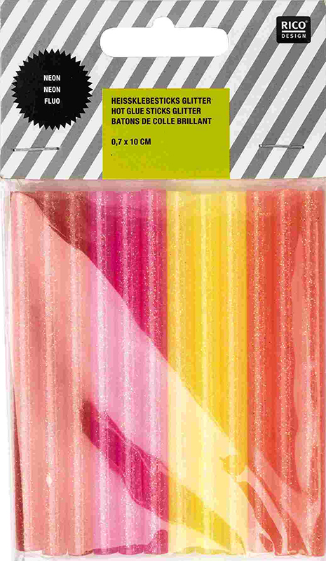 Image of Limstift RICO Design NEON GLITTER GLUE STICKS 86452507 4051271456849