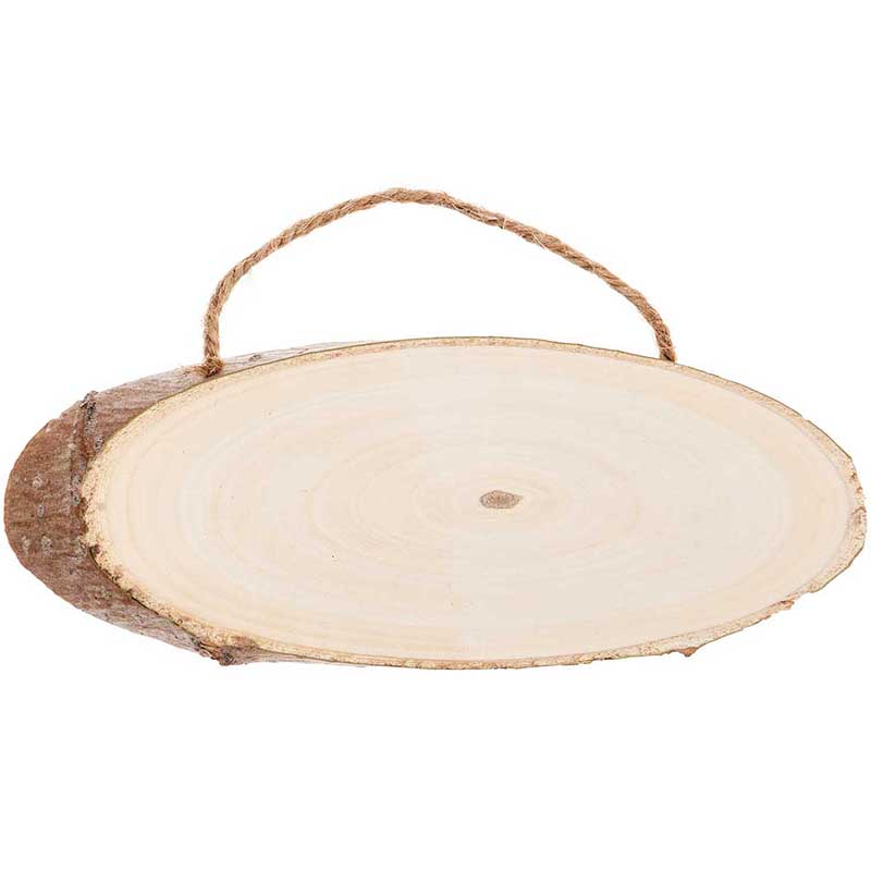 Image of Träunderlägg RICO Design WOODEN SIGN OVAL 87960202 4051271473099