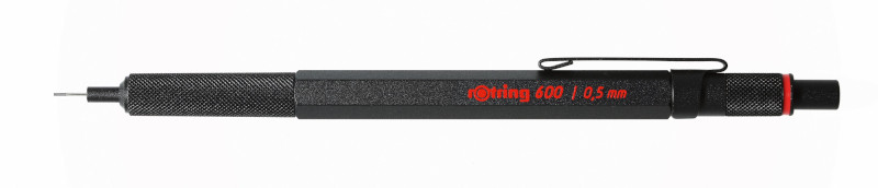 Image of Stiftpenna Rotring 600 Black MP 0,5mm 1904443 3501179044439