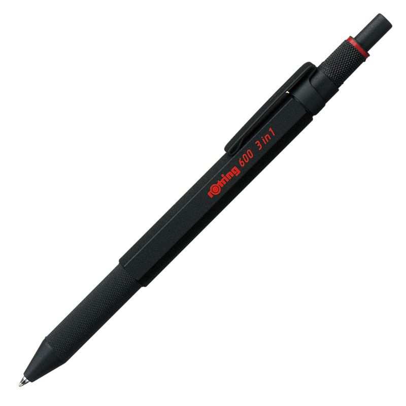Image of Kulspets/Stiftpenna Rotring 600 Multipen Black M/0.5 2164108 4895151559028