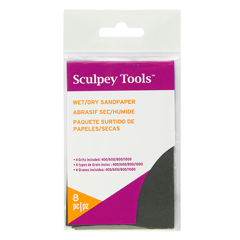 Image of Lera Verktyg Sculpey Wet/Dry Sandpaper 8bitar AS2010 (6F) 822010 715891149638