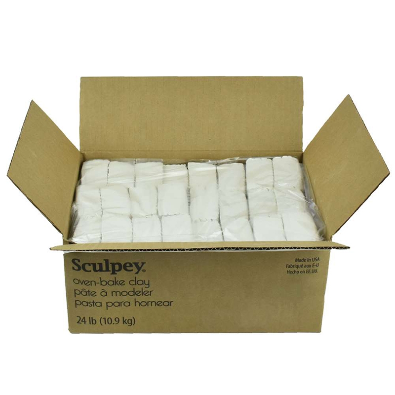 Image of Lera Sculpey Original -- White, 10,89kg 24 lb. S24 800024 715891112243
