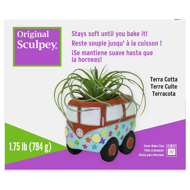 Image of Lera Sculpey Original -- Terra Cotta, 800g S2T (3F) 800022 715891112335