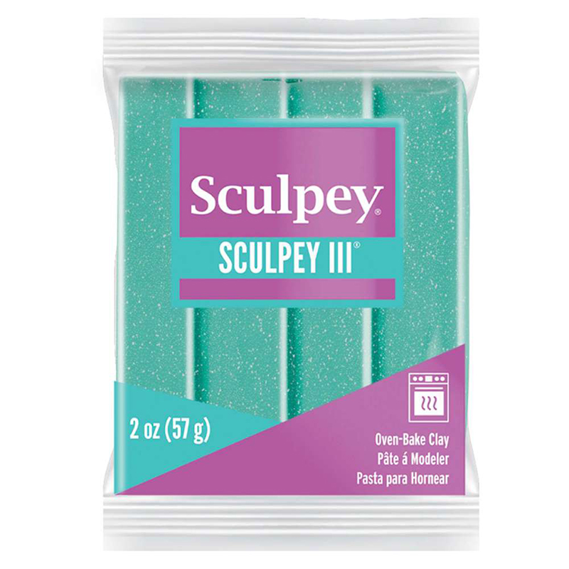 Image of Lera Sculpey III -- Turquoise Glittler (5F) 831574 715891057414