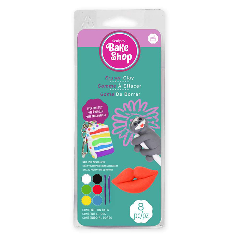 Image of Lera Sculpey Amazing! Eraser Clay Set K3 6130 814039 715891146118