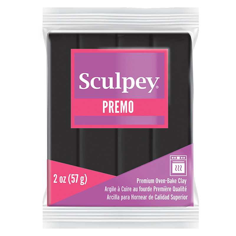 Image of Lera Premo Sculpey -- Black 57g PE02 5042 (5F) 825042 715891504222