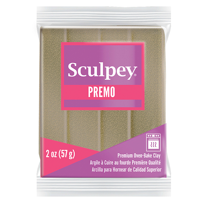 Image of Lera Premo Sculpey -- Yellow Gold Glitter Accents  57g  PE02 5147 (5F) 825147 715891514702