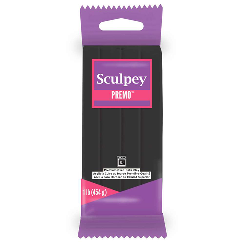 Image of Lera Premo Sculpey -- Black, 450g PE15042 (3F) 815042 715891504215