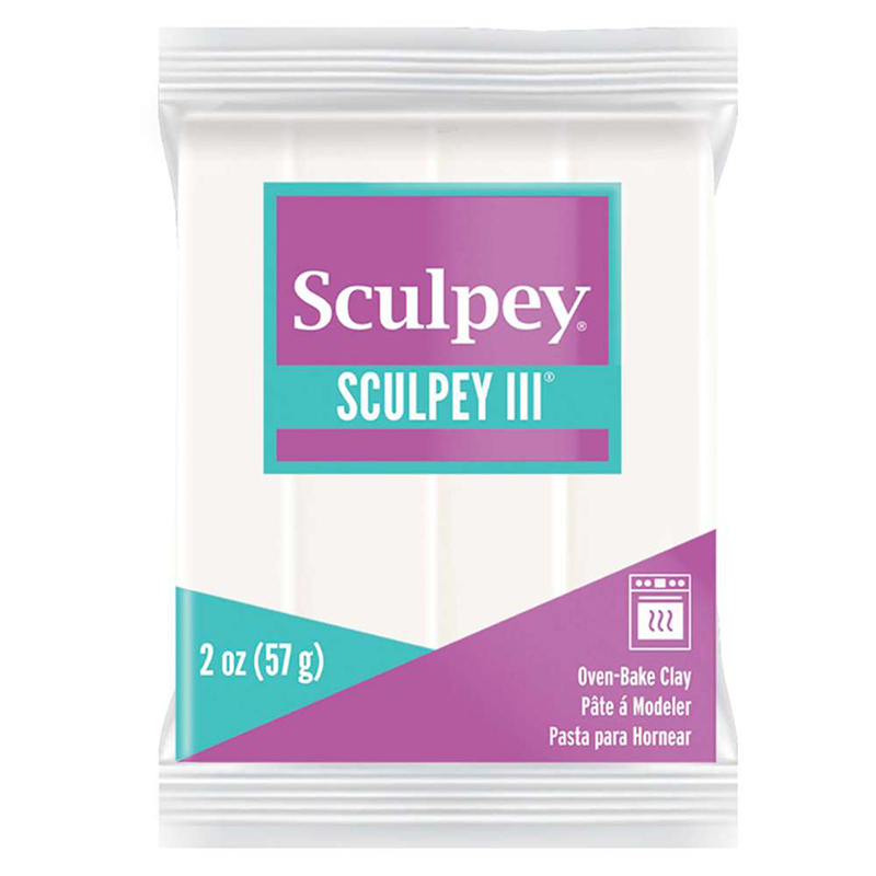 Image of Lera Sculpey III -- White 57g S302 001 (5F) 832001 715891110010
