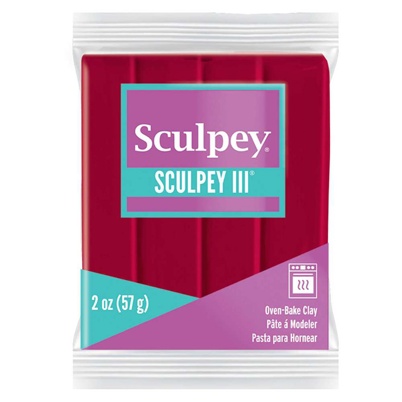 Image of Lera Sculpey III -- Red 57g S302 083 (5F) 832083 715891110843