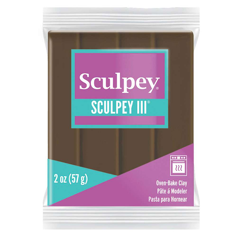 Image of Lera Sculpey III -- Suede Brown  57g  S302 1109  (5F) 831109 715891111093