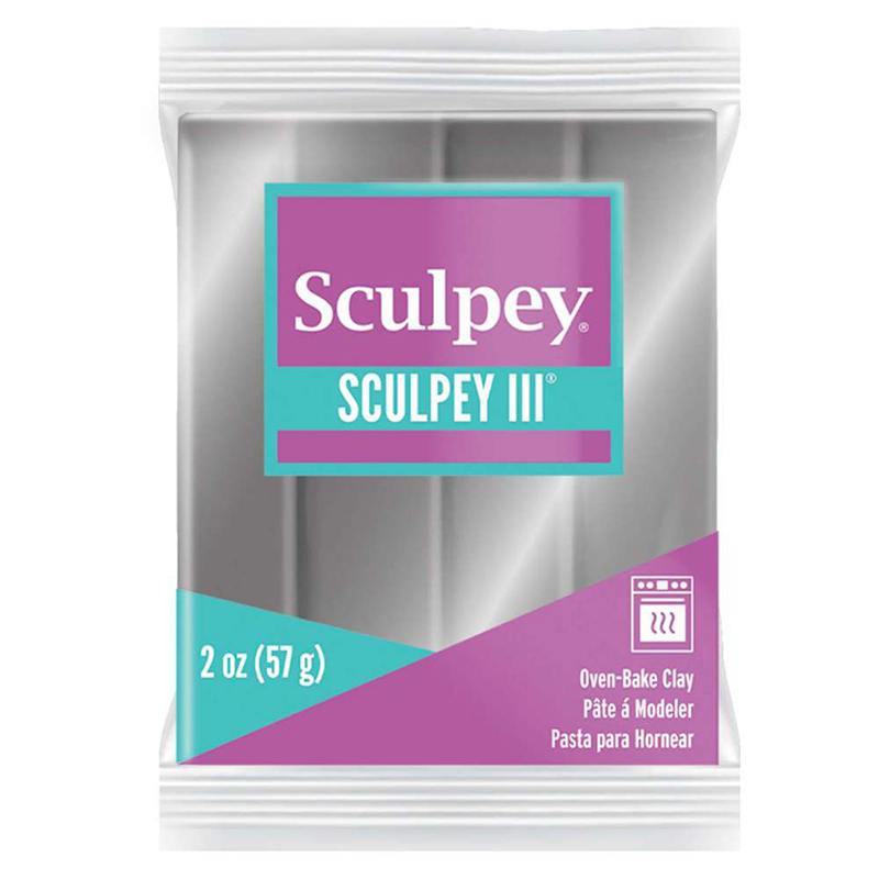 Image of Lera Sculpey III -- Silver 57g S302 1130 (5F) 831130 715891111307
