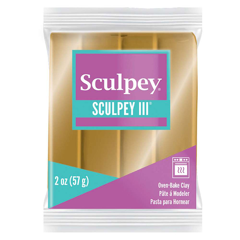 Image of Lera Sculpey III -- Jewelry Gold  57g  S302 1132  (5F) 831132 715891111321