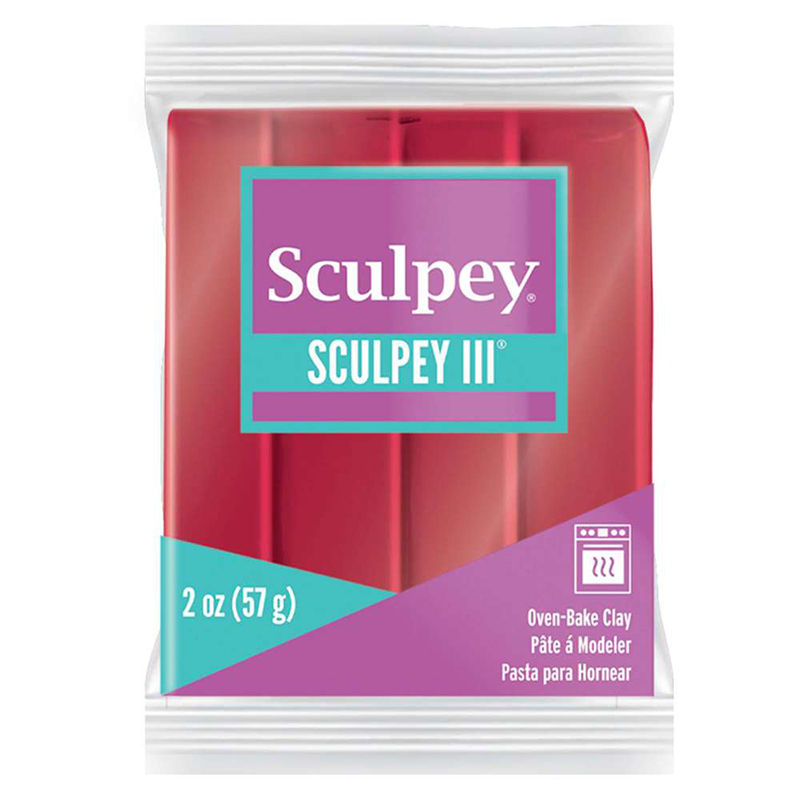 Image of Lera Sculpey III -- Deep Red Pearl  57g  S302 1140  (5F) 831140 715891111406