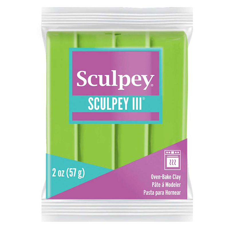 Image of Lera Sculpey III -- Granny Smith 57g S302 1629 (5F) 831629 715891162927