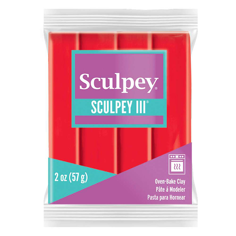 Image of Lera Sculpey III -- Red Hot Red 57g S302 583 (5F) 832583 715891115831
