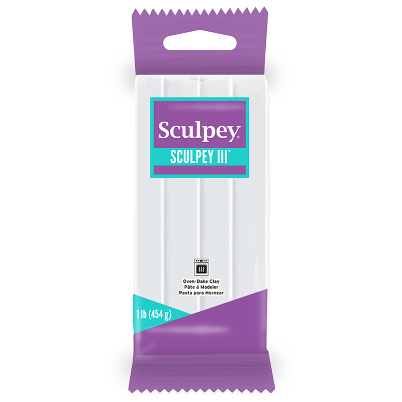 Image of Lera Sculpey III -- White, 450g S31001 (3F) 831001 715891001165