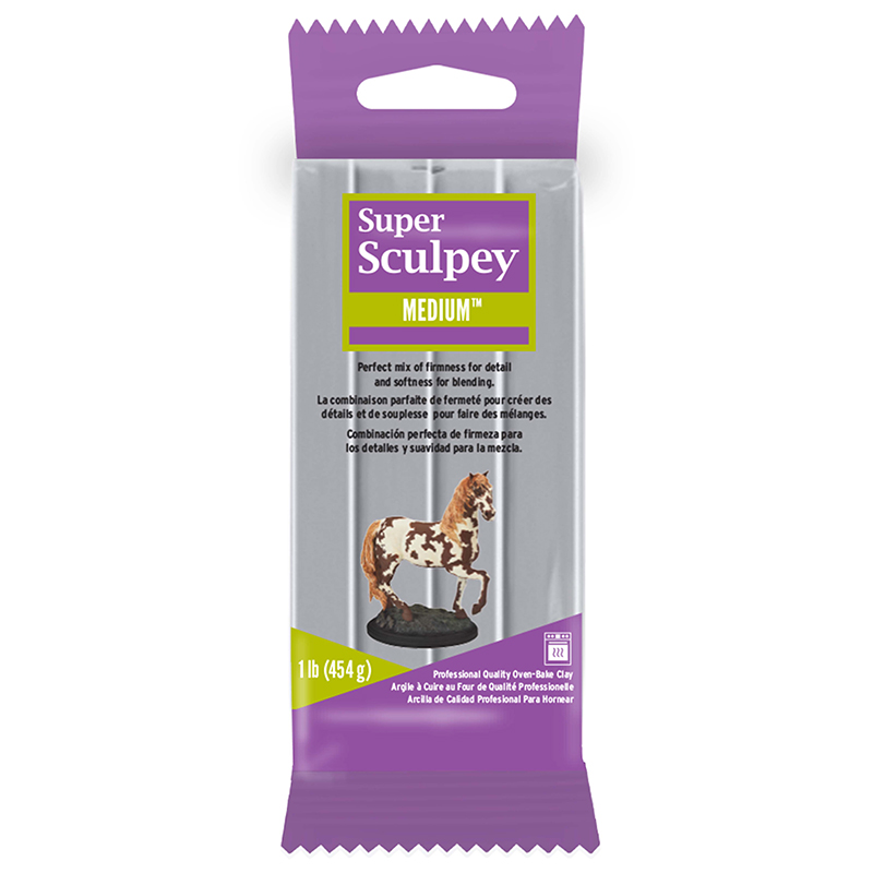 Image of Lera Super Sculpey Medium Blend -- Gray, 450g SSMED1 (3F) 820211 715891114421