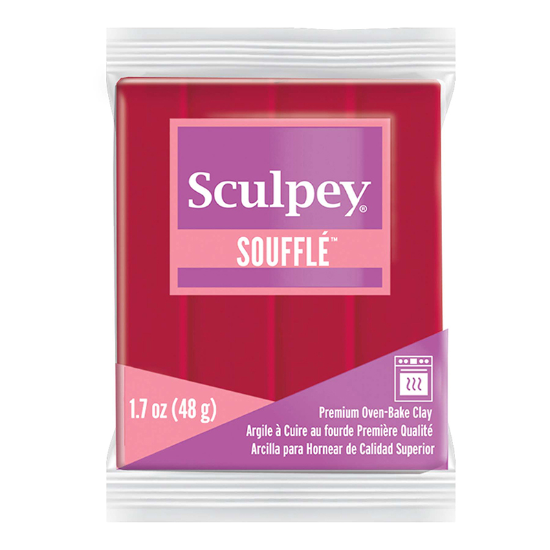 Image of Lera Sculpey Souffle Cherry Pie SU 6083 (5F) 816083 715891608371