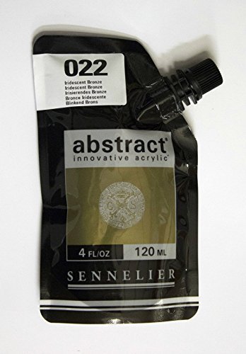 Image of Akrylfärg Sennelier Abstract 120ml Iridescent Bronze 022 (3F) 121121022 3046450042587