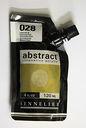 Image of Akrylfärg Sennelier Abstract 120ml Iridescent Gold 028 (3F) 121121028 3046450042594